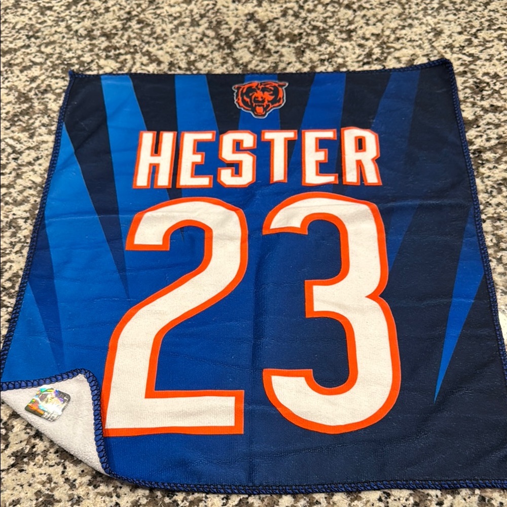 Chicago Bears HOFer Devin Hester 23 Sports Towel.